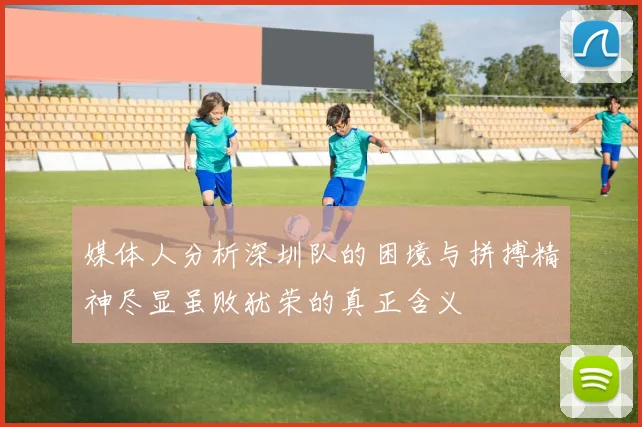 媒体人分析深圳队的困境与拼搏精神尽显虽败犹荣的真正含义